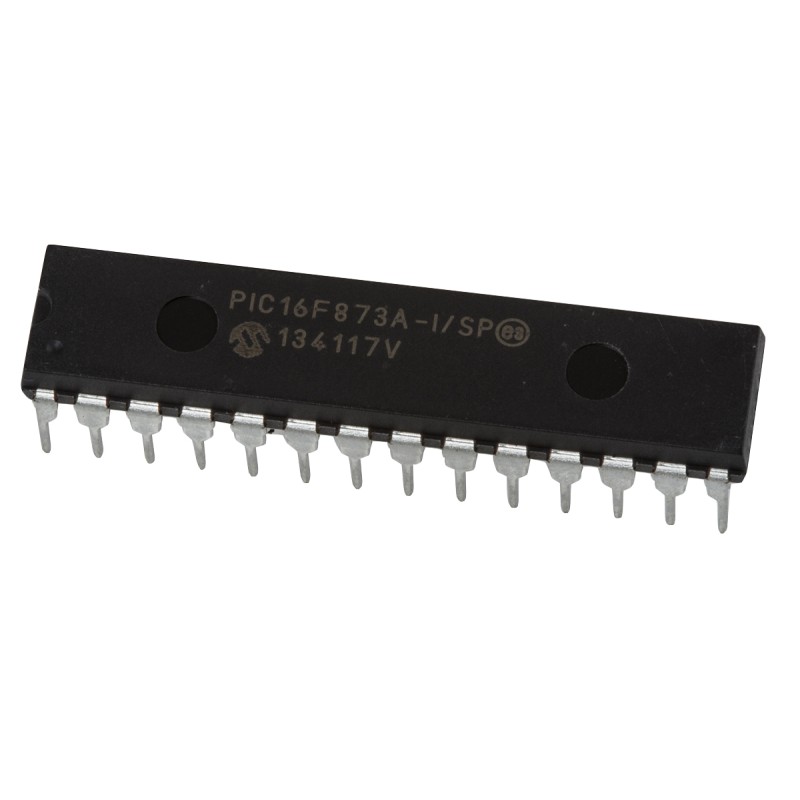 1 pcs - Microchip PIC16F873A-I/SP, 8bit PIC Microcontroller, PIC16F, 20MHz, 7.2 kB, 128 B Flash, 28-Pin SPDIP