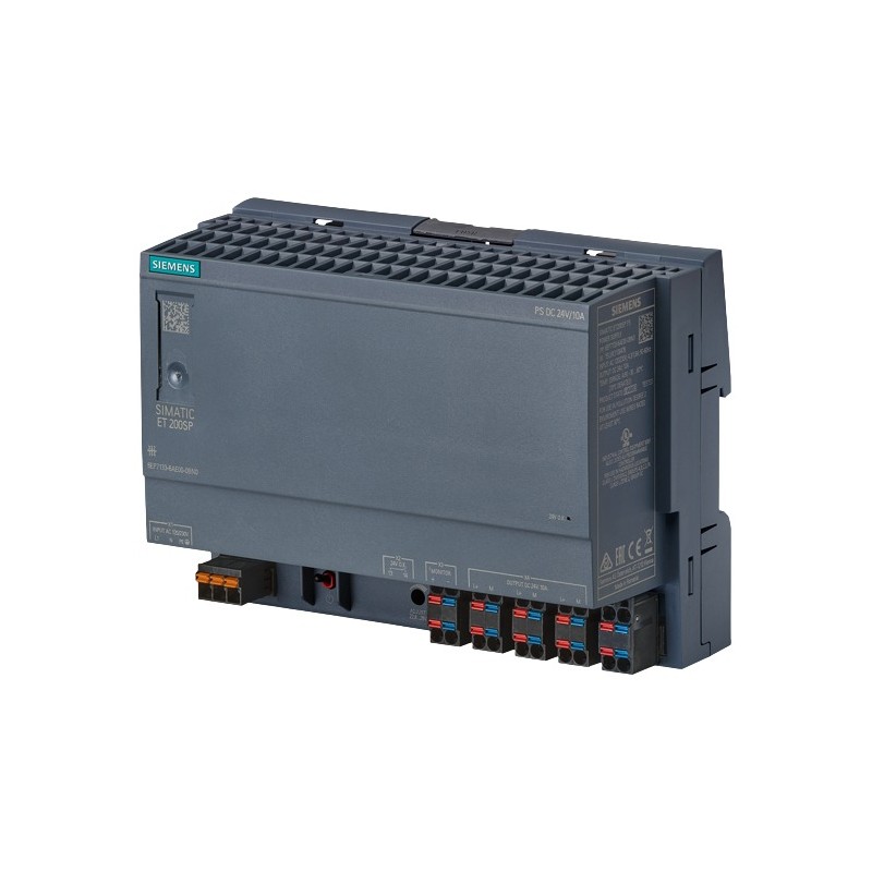1 pcs - Siemens SIMATIC PSU, 85 - 132 V ac, 170 - 264 V ac ac Input, 24V dc dc Output, 10A Output, 240W