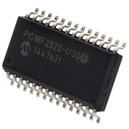 1 pcs - Microchip PIC18F2520-I/SO, 8bit PIC Microcontroller, PIC18F, 40MHz, 32 kB, 256 B Flash, 28-Pin SOIC