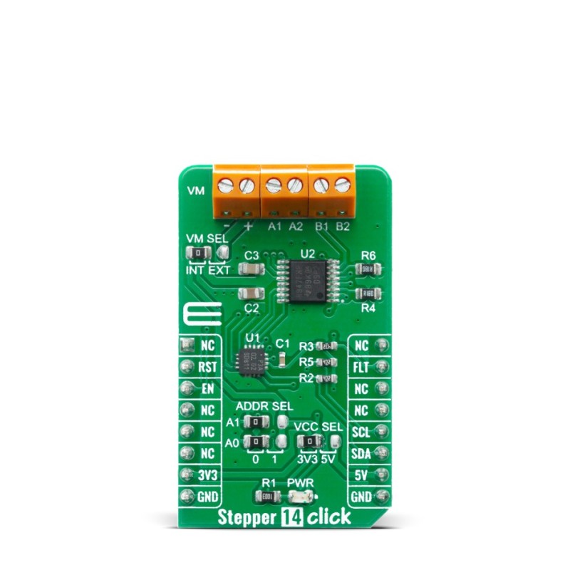 1 pcs - MikroElektronika Stepper 14 Click for DRV8847PWPR for DRV8847PWPR