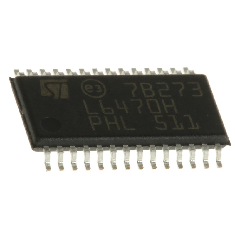 1 pcs - STMicroelectronics L6470H, Stepper Motor Driver IC, 45 V 3A 28-Pin, TSSOP