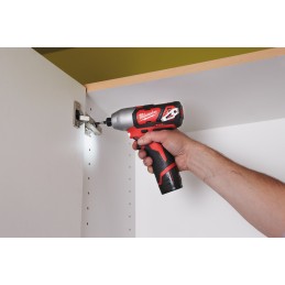 1 pcs - Milwaukee 1/4 in Hex 12V Cordless Impact Driver