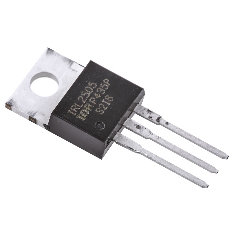 1 pcs - N-Channel MOSFET, 104 A, 55 V, 3-Pin TO-220AB Infineon IRL2505PBF