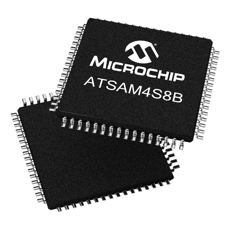 1 pcs - Microchip ATSAM4S8BA-AU, 32bit ARM Cortex M4 Microcontroller, SAM4S, 120MHz, 512 kB Flash, 64-Pin LQFP