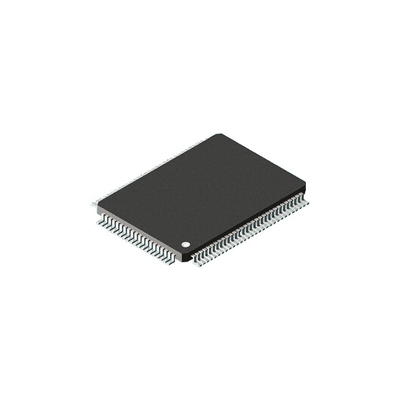 1 pcs - Microchip LAN91C96-MS, Ethernet Controller, 10Mbps AUI, SPI, 5 V, 100-Pin QFP