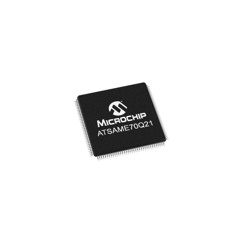 1 pcs - Microchip ATSAME70Q21A-AN, 32bit ARM Cortex M7 Microcontroller, ATSAM, 300MHz, 2 MB Flash, 144-Pin LQFP