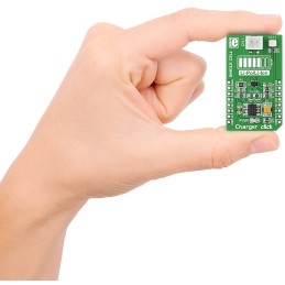 1 pcs - MikroElektronika Charger Click Battery Charger for MCP73831 for Li-ion & Li-Poly Batteries