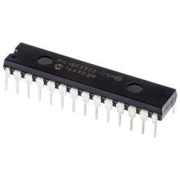 1 pcs - Microchip PIC18F2523-I/SP, 8bit PIC Microcontroller, PIC18F, 40MHz, 32 kB, 256 B Flash, 28-Pin SPDIP