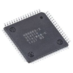 1 pcs - Microchip ATMEGA128L-8AU, 8bit AVR Microcontroller, ATmega, 8MHz, 128 kB Flash, 64-Pin TQFP