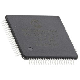 1 pcs - Microchip PIC18F8723-I/PT, 8bit PIC Microcontroller, PIC18F, 40MHz, 1.024 kB, 128 kB Flash, 80-Pin TQFP