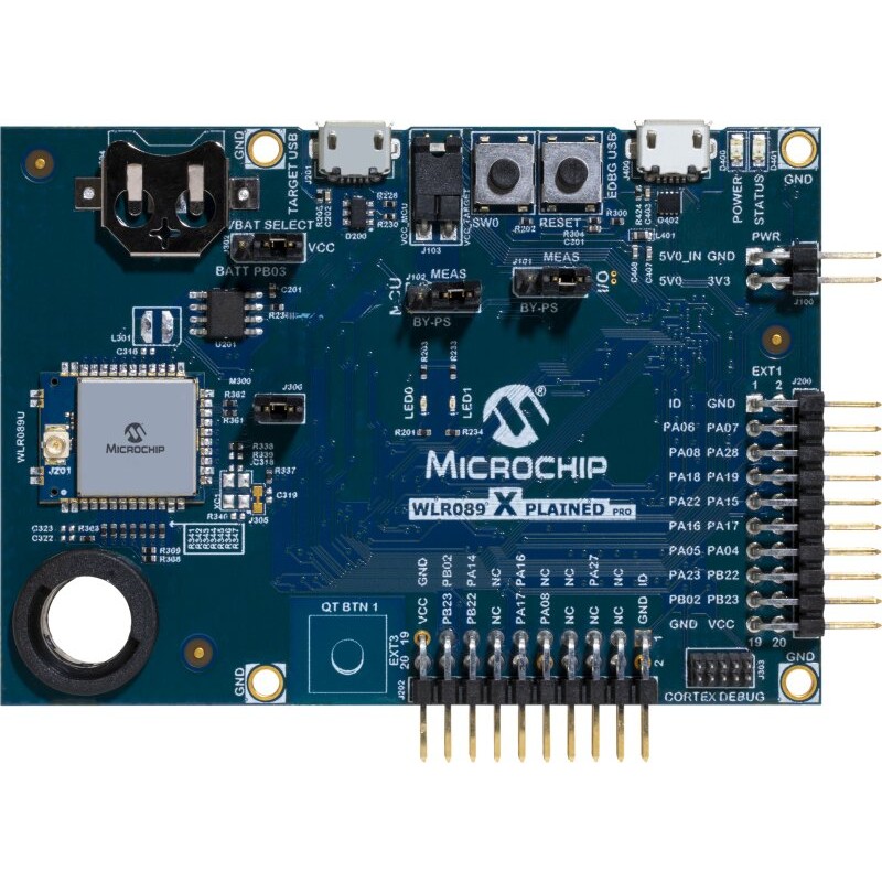 1 pcs - Microchip WLR089 Xplained Pro SAMR34/35 LoRa Xplained Pro Board for Dual mode Frequency Operation On-board debugger