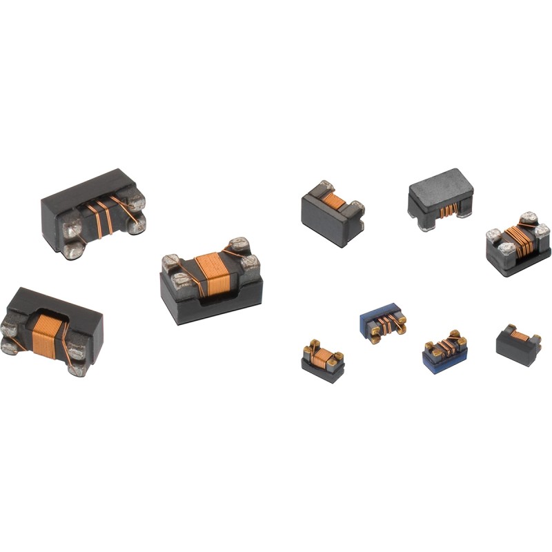 2000 pcs - Wurth, WE-CNSW SMD, 1206 (3216M) Wire-wound SMD Inductor with a Ferrite Core, ±25% Dual 200mA Idc