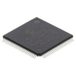 1 pcs - Microchip dsPIC33EP512MU810-I/PF, 16bit dsPIC Microcontroller, DSPIC33EP, 70MHz, 536 kB Flash, 100-Pin TQFP