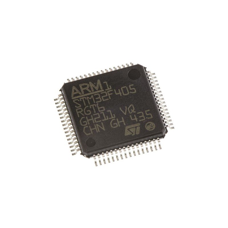 1 pcs - STMicroelectronics STM32F401RET6, 32bit ARM Cortex M4 Microcontroller, STM32F4, 84MHz, 512 kB Flash, 64-Pin LQFP