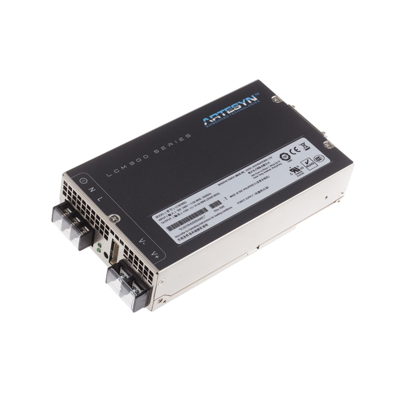 1 pcs - Artesyn Embedded Technologies Switching Power Supply, LCM300Q -T, 24V dc, 12.5A, 310W, 1 Output, 127 - 374 V dc,