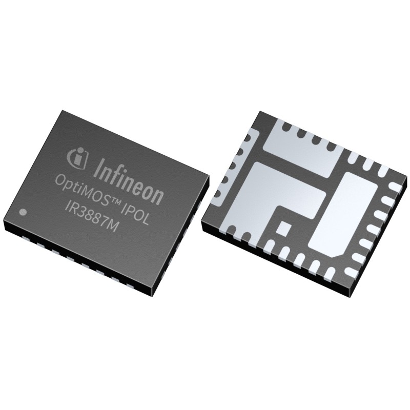 1 pcs - Infineon IR3887MTRPBFAUMA1, 1 DC-DC, Voltage Regulator 30A, 0.6 V, 2 MHz 29-Pin, QFN