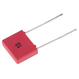 2200 pcs - WIMA MKS4 Polyester Film Capacitor, 63 V ac, 100 V dc, ±10%, 220nF, Through Hole