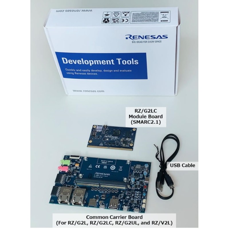 1 pcs - Renesas Electronics RZ/G2LC EVAL BOARD ARM Cortex Evaluation Kit RTK9744C22S01000BE