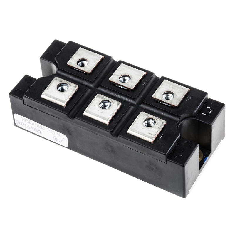 1 pcs - Infineon Bridge Rectifier Module, 208A, 1600V, 3-phase, 6-Pin