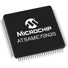 1 pcs - Microchip ATSAME70N20A-AN, 32bit ARM Cortex M7 Microcontroller, ATSAM, 300MHz, 1.024 MB Flash, 100-Pin LQFP
