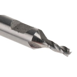 1 pcs - RS PRO End Mill, 2.5mm Cutter, HSS, 6 mm Shank, 6.5mm Cut