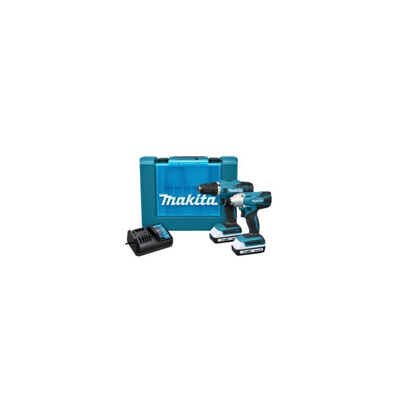 1 pcs - Makita DK18922A, 18V Cordless Drill Power Tool Kit - Combination & Impact Driver Kit