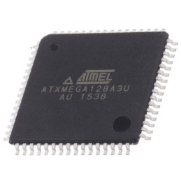 1 pcs - Microchip ATXMEGA128A3U-AU, 8bit AVR Microcontroller, AVR XMEGA, 32MHz, 128 + 8 kB Flash, 64-Pin TQFP