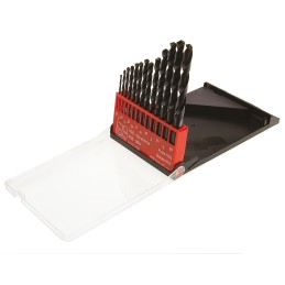 1 pcs - RS PRO 13-Piece Twist Drill Bit Set for Metal, 6.5mm Max, 1mm Min, HSS Bits