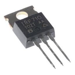 1 pcs - N-Channel MOSFET, 2 A, 400 V, 3-Pin TO-220AB Vishay IRF710PBF
