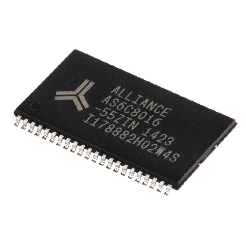1 pcs - Alliance Memory SRAM, AS6C8016-55ZIN- 8Mbit