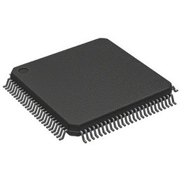 1 pcs - Microchip ATSAME70N19B-AN, 32bit ARM Cortex M7 Microcontroller, SAME70, 300MHz, 512 MB Flash, 100-Pin LQFP