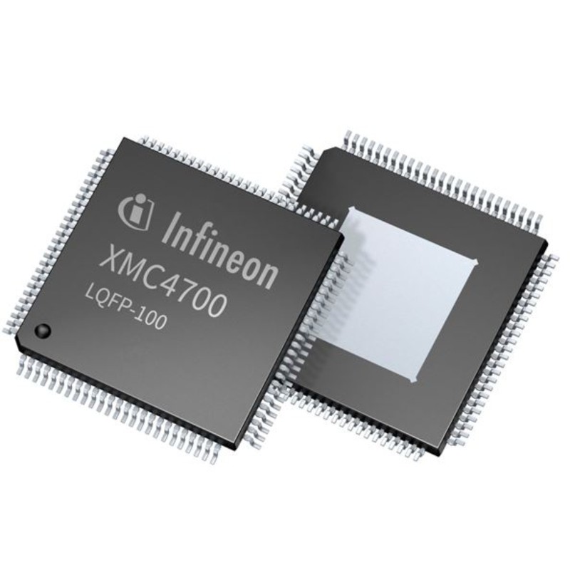 1 pcs - Infineon XMC4700F100K1536AAXQMA1, 32bit ARM Cortex M4 Microcontroller, XMC4700, 144MHz, 1.536 MB Flash, 100-Pin LFBGA