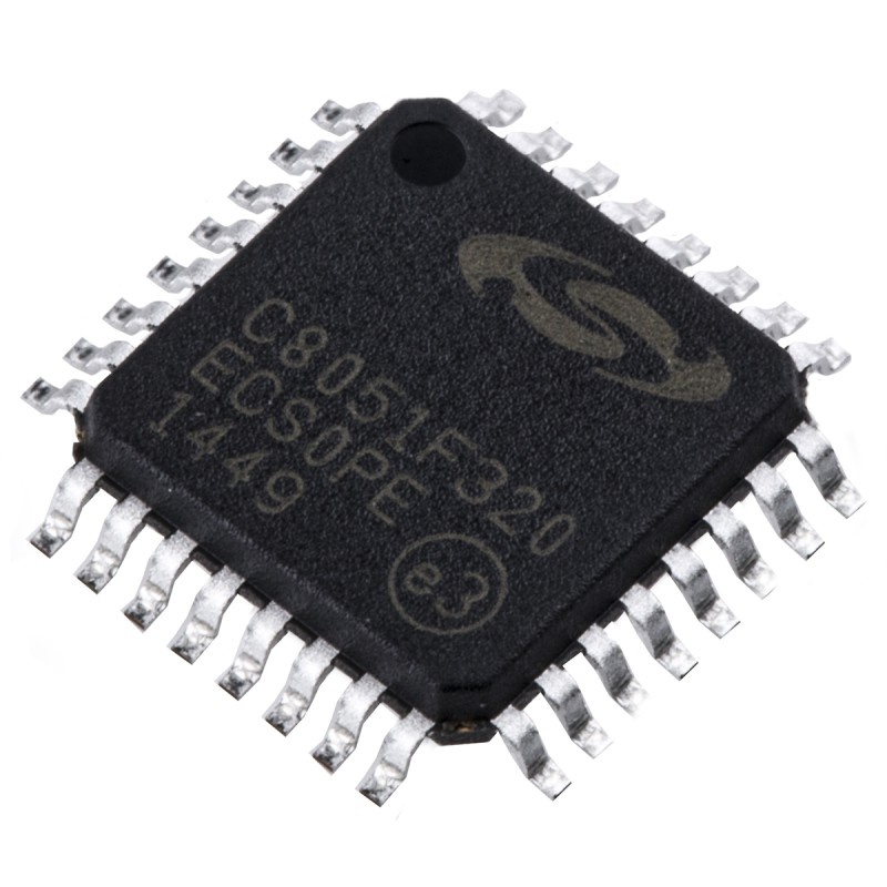 1 pcs - Silicon Labs C8051F320-GQ, 8bit 8051 Microcontroller, C8051F, 25MHz, 16 kB Flash, 32-Pin LQFP