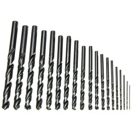 1 pcs - RS PRO 170-Piece Twist Drill Bit Set for Metal, 10mm Max, 1mm Min, HSS Bits