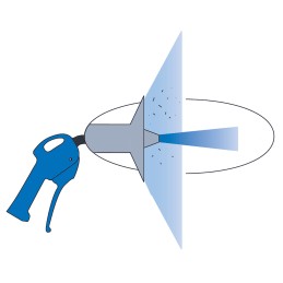 1 pcs - PREVOST 6bar Air Blow Gun, G 1/4in Air Inlet (BSP)