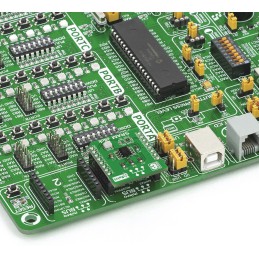 1 pcs - MikroElektronika MIKROE-1902, SRAM click SRAM Development Board for 23LC1024 for MikroBUS