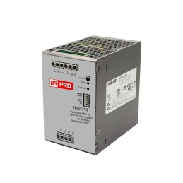 1 pcs - RS PRO DIN Rail Power Supply, 320 - 600V ac ac, dc Input, 48 - 56V dc Output, 10A Output, 480W