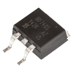 1 pcs - N-Channel MOSFET, 10 A, 400 V, 3-Pin D2PAK Vishay IRF740SPBF