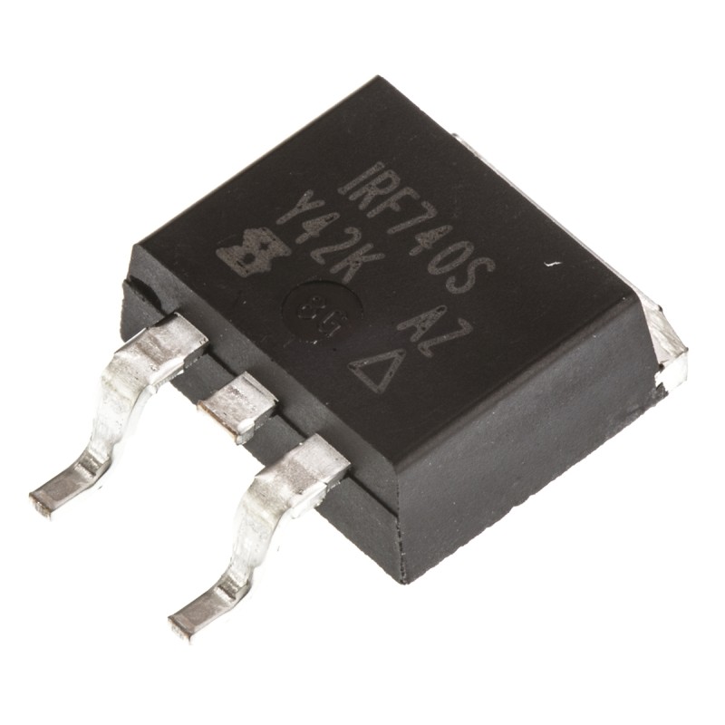 1 pcs - N-Channel MOSFET, 10 A, 400 V, 3-Pin D2PAK Vishay IRF740SPBF
