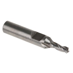 1 pcs - RS PRO End Mill, 3mm Cutter, HSS, 6 mm Shank, 7.5mm Cut