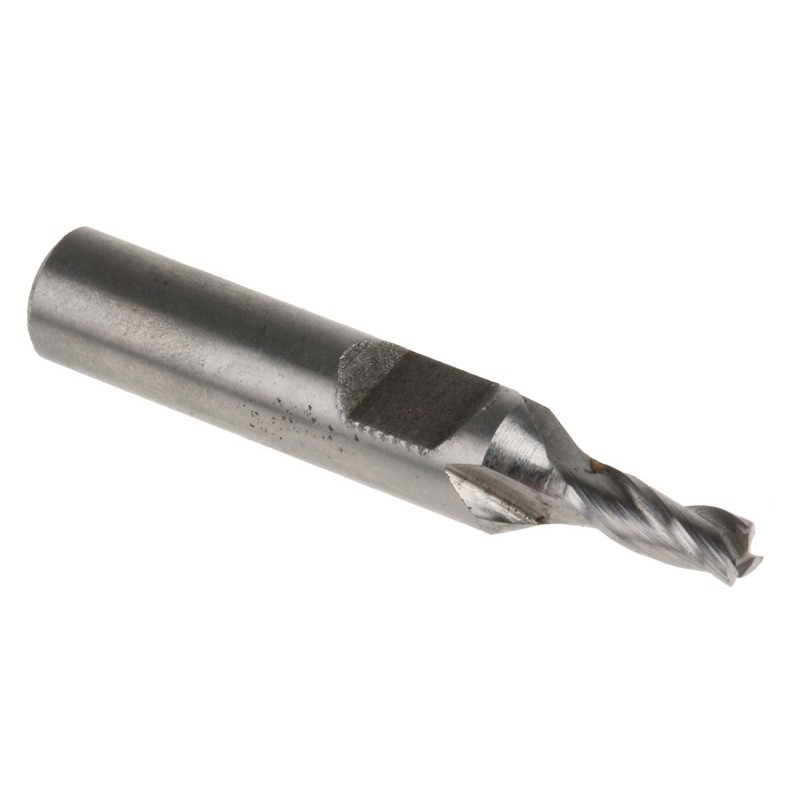 1 pcs - RS PRO End Mill, 3mm Cutter, HSS, 6 mm Shank, 7.5mm Cut