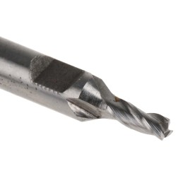 1 pcs - RS PRO End Mill, 3mm Cutter, HSS, 6 mm Shank, 7.5mm Cut