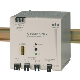 1 pcs - ELC DIN Rail Power Supply, 190 - 440V ac ac Input, 24V dc dc Output, 12.5A Output, 300W