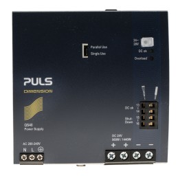 1 pcs - PULS DIMENSION Q Switch Mode DIN Rail Power Supply, 200 - 240V ac ac Input, 24V dc dc Output, 40A Output, 960W