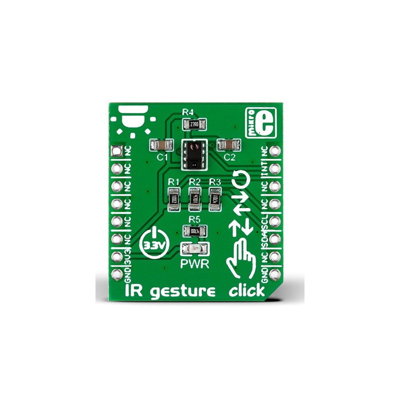 1 pcs - MikroElektronika IR Gesture Gesture Tracking mikroBus Click Board for 74HC32