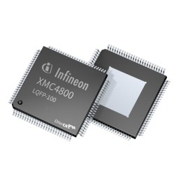 1 pcs - Infineon XMC4800F100K2048AAXQMA1, 32bit ARM Cortex M4 Microcontroller, XMC4800, 144MHz, 2.048 MB Flash, 100-Pin LFBGA