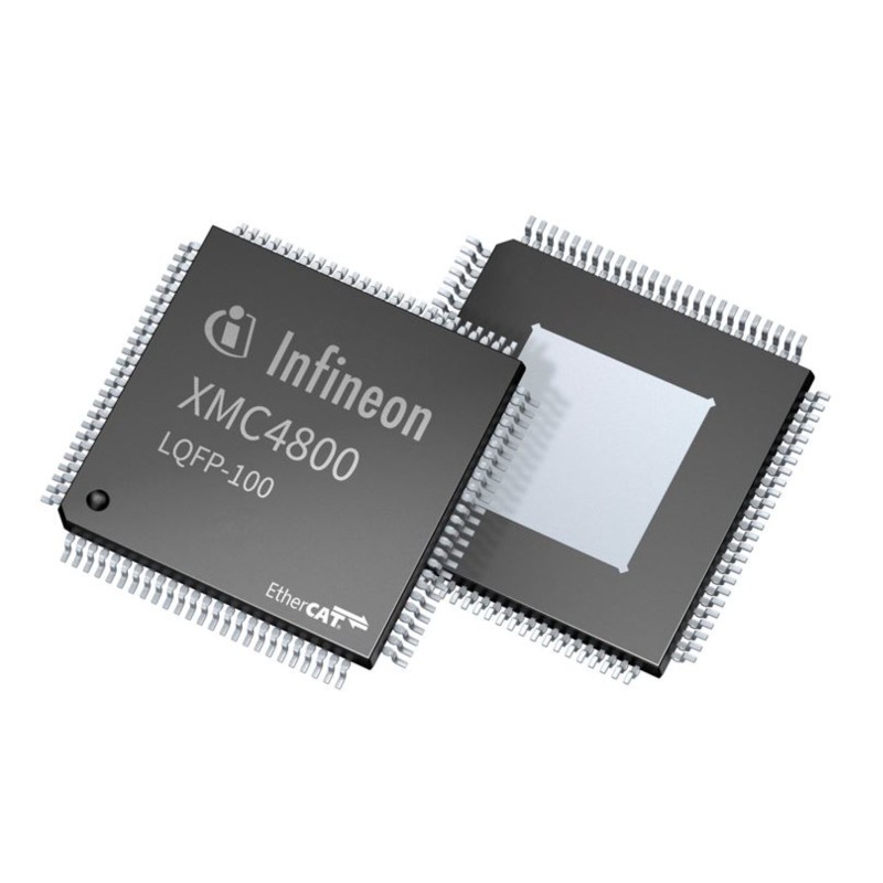 1 pcs - Infineon XMC4800F100K2048AAXQMA1, 32bit ARM Cortex M4 Microcontroller, XMC4800, 144MHz, 2.048 MB Flash, 100-Pin LFBGA