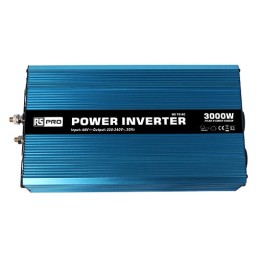 1 pcs - RS PRO Pure Sine Wave 3000W Power Inverter, 48V Input, 230V Output