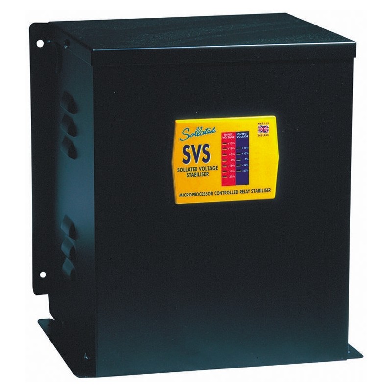 1 pcs - Sollatek Voltage Stabiliser 230V ac 35A Over Voltage and Under Voltage, 8050VA, Wall Mount