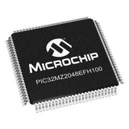 1 pcs - Microchip PIC32MZ2048EFH100-I/PF, 32bit MIPS® MicroAptiv™ Microcontroller, PIC32MZ, 200MHz, 160 (Boot Flash) kB, 2.048